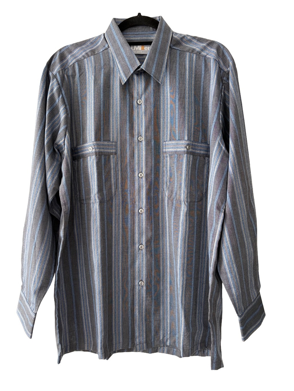 NWOT Vintage i.Miller Canada Casuals Striped Button Down Shirt - Size L